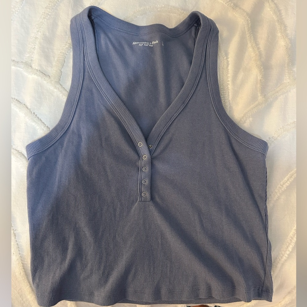 Abercrombie and Fitch blue tank top